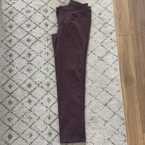 Classic fit men’s lululemon ABC pants 32x32 maroon